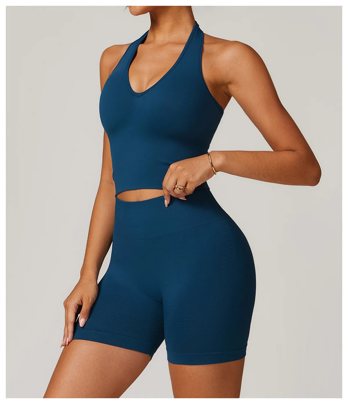 BOLD HALTER TOP