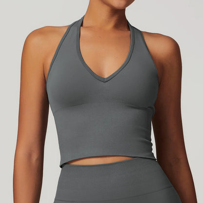 BOLD HALTER TOP