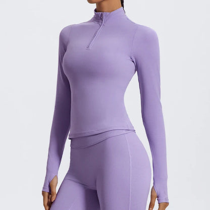 Essentials Zip Top – Lavender Mist