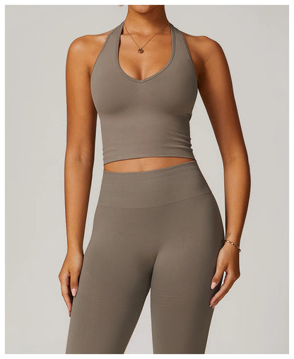 BOLD HALTER TOP