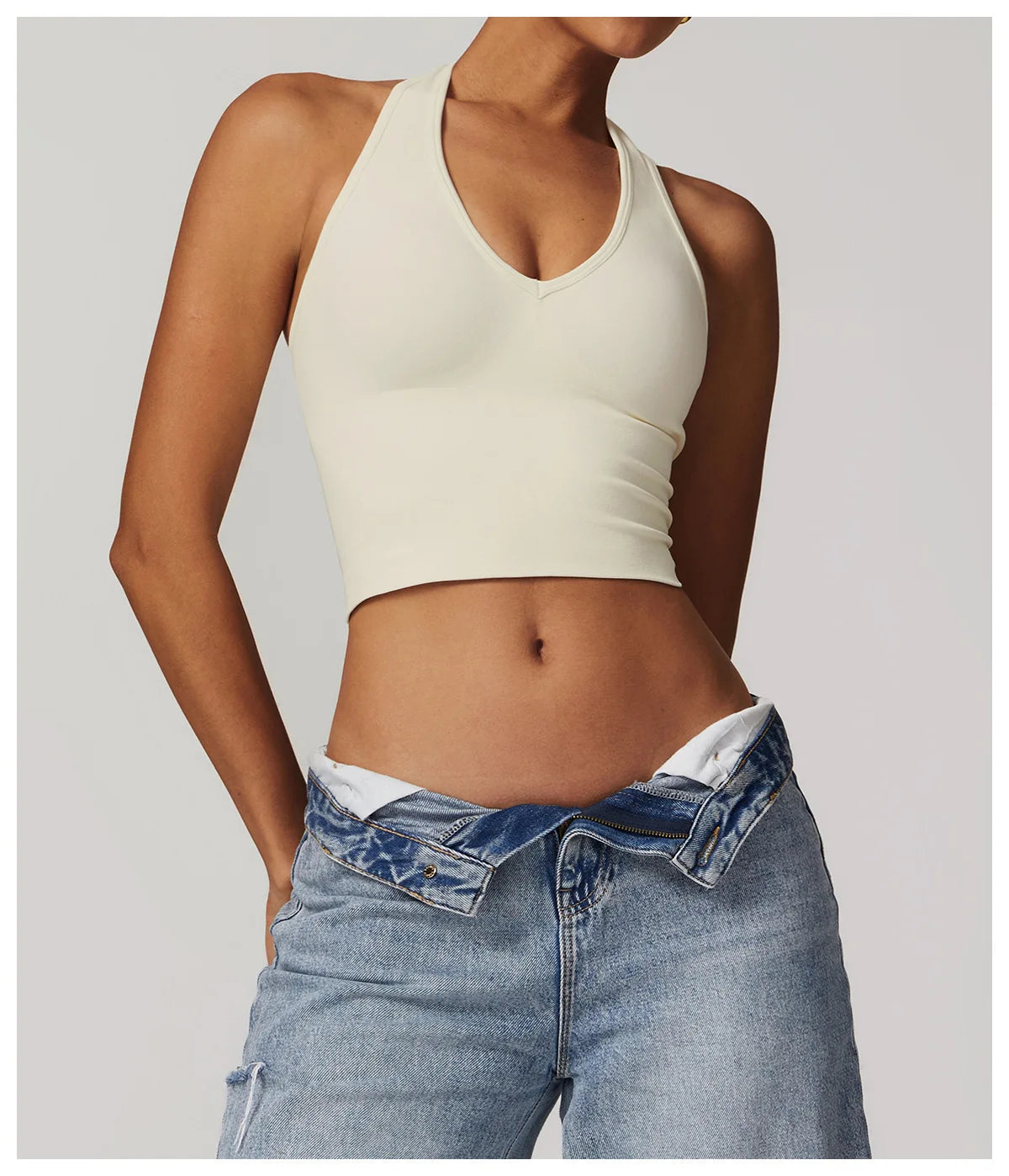 BOLD HALTER TOP