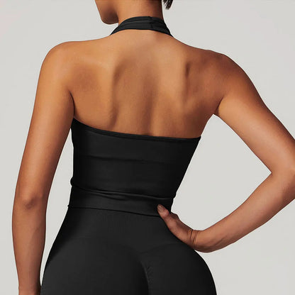 BOLD HALTER TOP