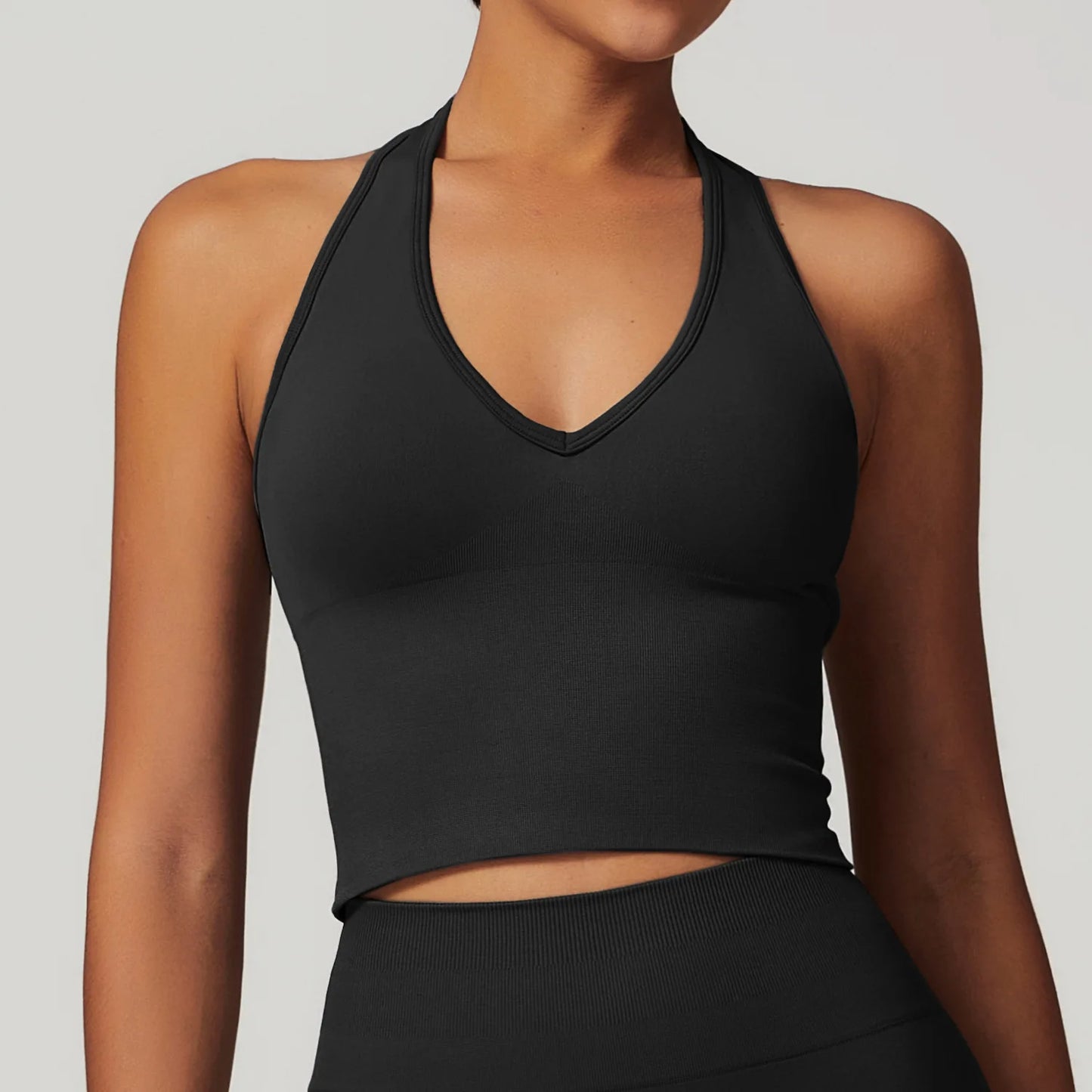 BOLD HALTER TOP