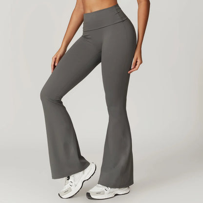 Women's High Waist Flare Leggings