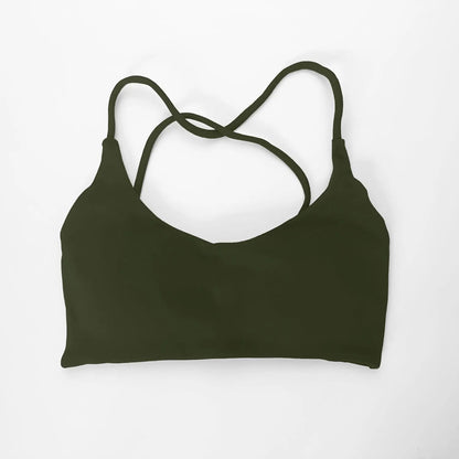 Twist Back High Support Bra