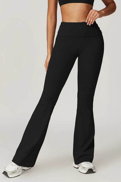 Women's High Waist Flare Leggings