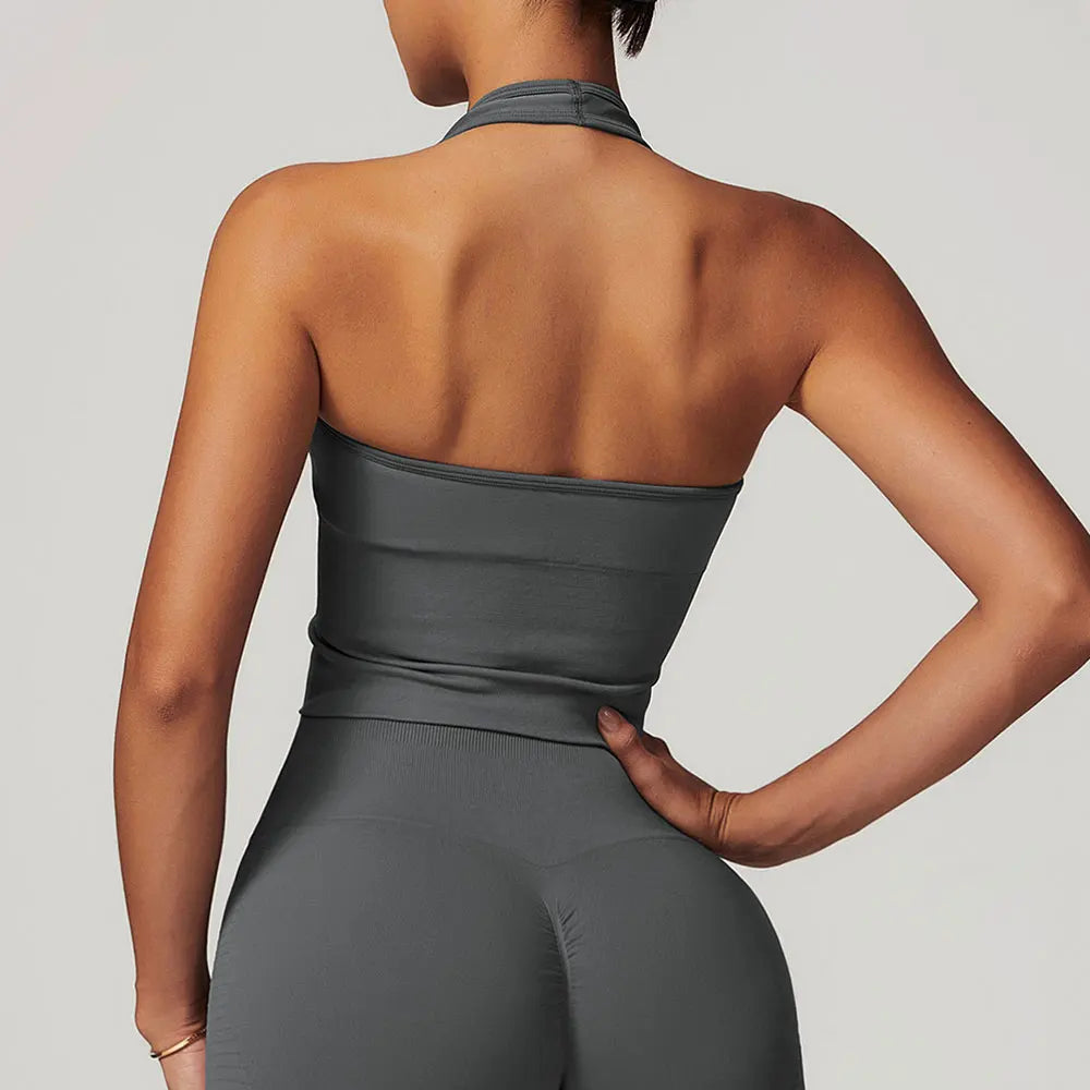 BOLD HALTER TOP
