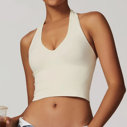 BOLD HALTER TOP