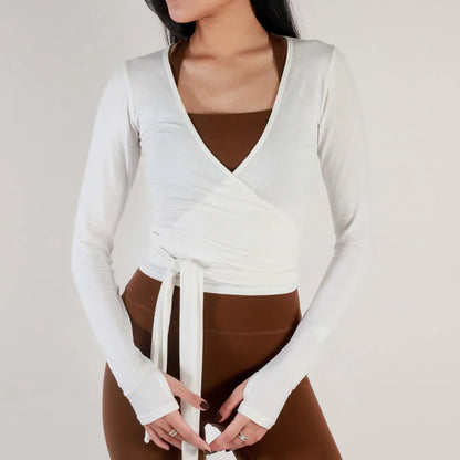 The Wrap Top Every Active Girl Is Wearing