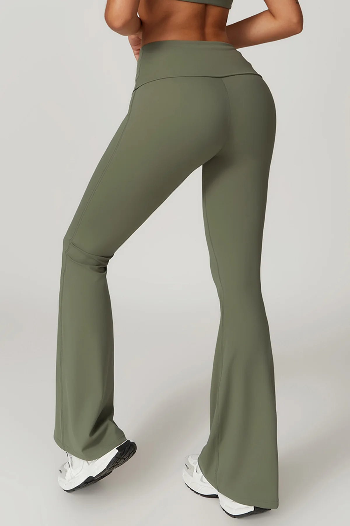 Women's High Waist Flare Leggings